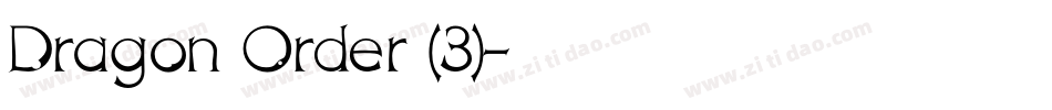 Dragon Order (3)字体转换